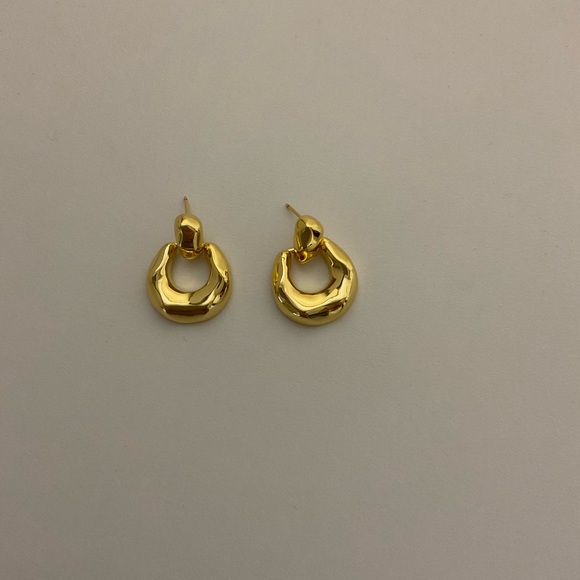 Jewelry - .925 Gold Hoop Earrings